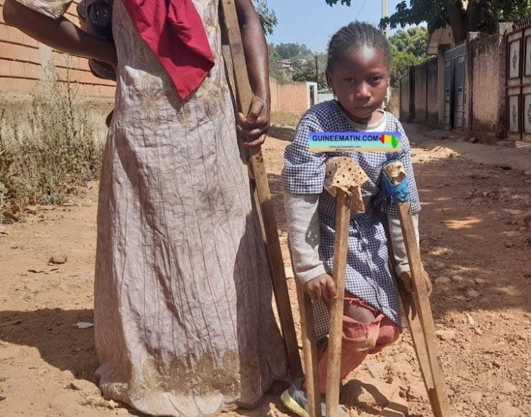 Mamou : SOS pour Mariam Diallo, victime d’handicap physique