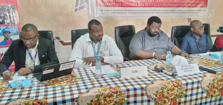 Ouverture d&rsquo;un atelier de renforcement de capacités des formateurs encadreurs des écoles professionnelles de Conakry en gestion des petites et moyennes entreprises (GPME).