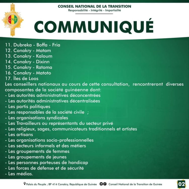 CNT: Les conseillers nationaux à l’intérieur du pays pour conférer avec les populations à la base (images)!!!