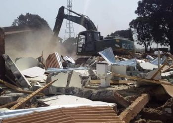 La ‘’résidence privée’’ de Cellou Dalein démolit par le patrimoine bâti public (images) !!!