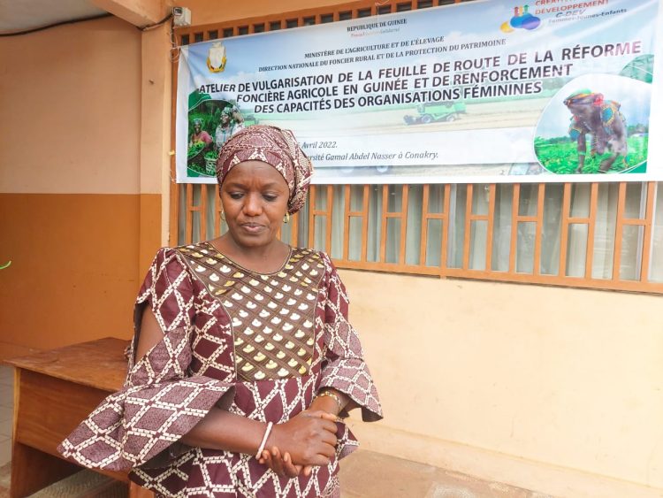 Gouvernance foncière en Guinée : La Direction Nationale du Foncier Rural organise un atelier à l’intention des femmes des quatre régions !!!