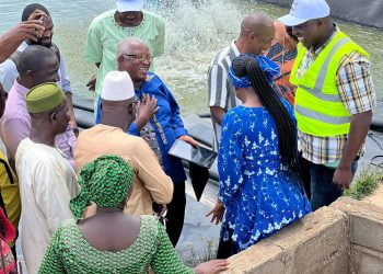 Immersion Gouvernementale dans la région de Kankan : La Ministre de la Pêche et de l’Economie Maritime, visite le Centre Piscicole de Djoliba Group Sarl situé à Kankankourah!!!