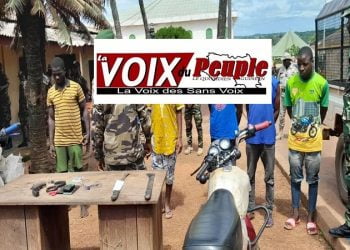 Faranah : 8 présumés coupeurs de route présentés à la Presse !!!