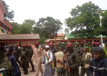 Le colonel Président Mamadi Doumbouya a Kindia pour présider le conseil des ministres ce jeudi 16 juin 2022 !!!