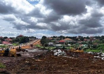 Coyah : Le dépotoir de km36 assaini par les autorités !!!