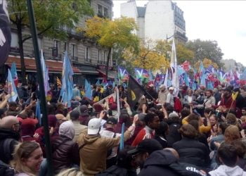 Marche contre la vie chère à Paris : 140 000 manifestants selon les organisateurs, 30 000 d’après la police