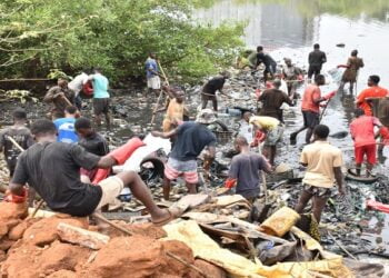 Kaloum : Le Lac de Tombo assaini par ‘’la Fondation Aboubacar Bobodi Camara pour La Paix’’ !!!