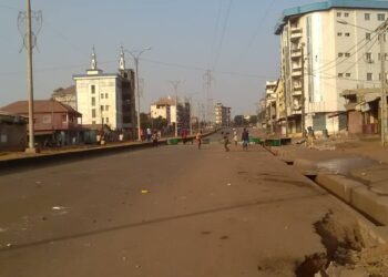 Une manifestation enregistrée ce vendredi à Hamdallaye Pharmacie !!!