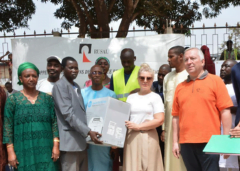 Conakry : RUSAL/CBK offre des équipements informatiques au CFP chemin de fer de Matoto