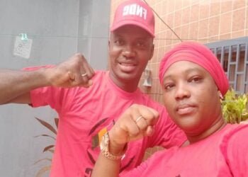 Détention prolongée d’Ibrahima Diallo du FNDC à la maison centrale : « Je suis indignée » fulmine Asmaou Barry son épouse !!!