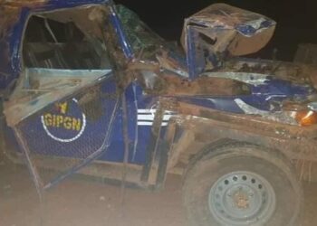 Urgent : Un pick-up de la Gendarmerie nationale se renverse à Kindia, bilan deux (2) morts !!!