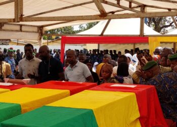 Gendarmerie: Des hommages rendus aux victimes d’accident(images)!!!