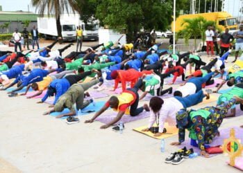 Sport : Tenue de la 2ème journée civique et sportive à l’Esplanade du Palais du Peuple !!!