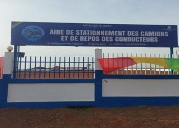 Coopération Guinée-Mali : La plate-forme ‘’Aire de stationnement des camions et de repos des conducteurs’’ inaugurée à Kourémalé !!!