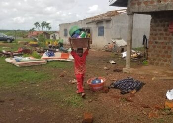 Sangarédi : Le bilan de la catastrophe connu ‘’26 bâtiments touchés avec une cinquantaine de femmes et près de cent enfants…’’  (ANGUCH) !!!