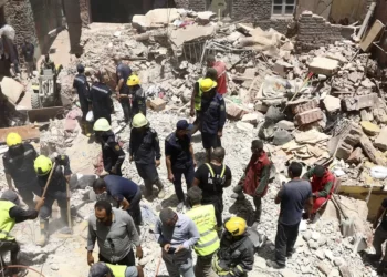 Egypte : 9 personnes meurent suite à un effondrement d’un immeuble !!!