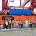 Conakry Terminal renforce son infrastructure portuaire avec l’arrivée d’un nouveau portique de quai !!!