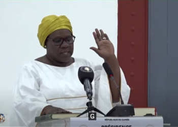 Administration : La DG du Foncier et du Patrimoine, Mme Madina Bah prête serment et s’engage à servir ‘’loyalement’’ la République de Guinée !!!