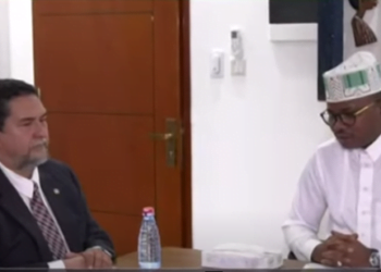 Coopération Guinée/Brésil : Le Coordinateur général de la coopération technique chez le Président du CNT, Dr Dansa Kourouma (audience) !!!