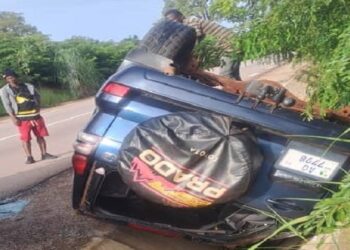 Circulation : Un cadre du Conseil Guinéen des Chargeurs ‘’CGC’’ frôle la mort  dans un accident à Cissela !!!