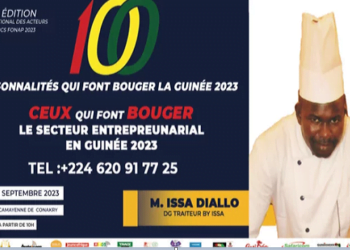 Promotion : Le pâtissier ISSA DIALLO de ‘’By Issa’’ parmi les ‘’100 personnalités qui font bouger la Guinée’’, selon Cope-Guinée !!!