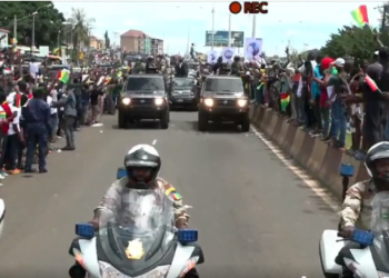 Le Président de la Transition, col. Mamadi Doumbouya est rentré au bercail (vidéo) !!!