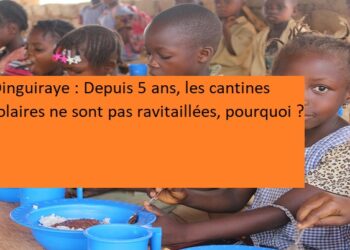 Education/Dinguiraye : Depuis 5 ans les cantines scolaires ne sont pas ravitaillées, pourquoi ? s’interrogent l’APEAE et la société civile !!!
