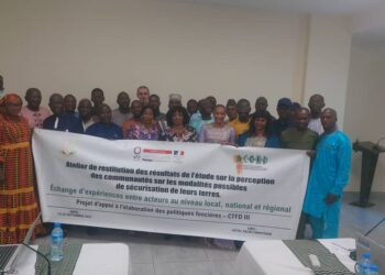 Conakry : Tenue de l’Atelier de restitution des résultats de l’étude sur la perception des communautés sur les modalités possibles de sécurisation de leurs terres !!!