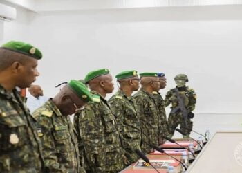 Palais Mohamed V : Des officiers de l’Armée prêtent serment devant le Chef de l’Etat, colonel Mamadi Doumbouya !!!