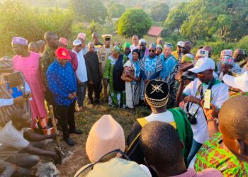 Macenta : Pose de la 1ère pierre pour la construction d’un centre de santé !!!