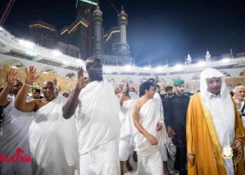 Religion : Col. Mamadi Doumbouya a effectué ‘’OUMRA’’ le petit pèlerinage en Arabie Saoudite !!!