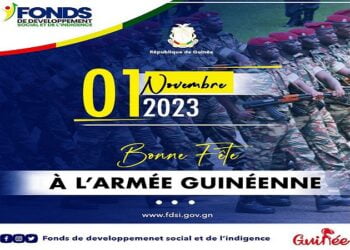 1er novembre 1958-1er novembre 2023 : La Direction Générale du FDSI souhaite bonne fête à l’armée guinéenne qui célèbre ses 65 ans de souveraineté !!!