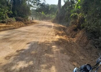 Diécké/Péla : Enfin le tronçon reprofilé !!!