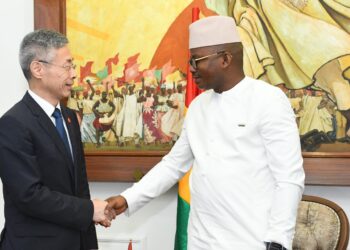 Coopération : l’Ambassadeur de Chine en Guinée, M. Huang WEI reçu par Dr Dansa Kourouma, président du CNT (Audience) !!!