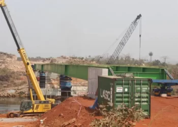 Infrastructures/Dubréka : Les travaux du Pont unique de Tanènè sont à 75%, sa livraison attendue en juin 2024 !!!