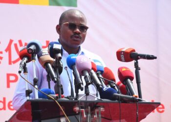 Coopération Guinée-Chine : Pose de la 1ère pierre pour la construction du siège de l’Assemblée nationale au centre directionnel de Koloma !!!