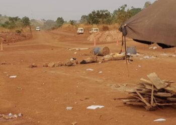 Siguiri/Lero : Manque d’eau et d’électricité, des citoyens barricadent la route de la SMD !!!