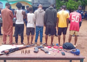 Insécurité à Yattayah : Présentation de Sept (7) présumés bandits à la Presse !!!