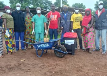 Hygiène/Télimélé : Le marché de Koba assaini, des populations invitées à l’hygiène !!!