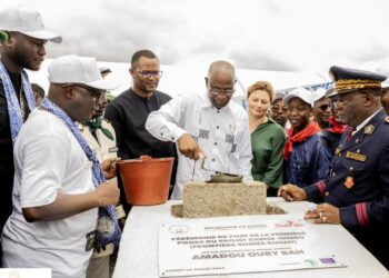 Boké : Le PM lance les travaux de construction et d’aménagement du Lot 2 de la route Dabiss-Quebo !!!