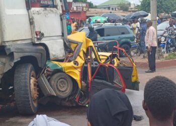 Urgent: Un grave accident enregistré au Carrefour Hamdallaye!!!
