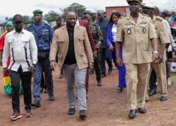 Le Ministre du Travail, Faya François Bourouno en mission à N’Zérékoré !!!