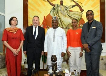 Une délégation du SG de l’ONU et celle de l’Ambassade d’Allemagne en Guinée reçue en audience par le Président du CNT