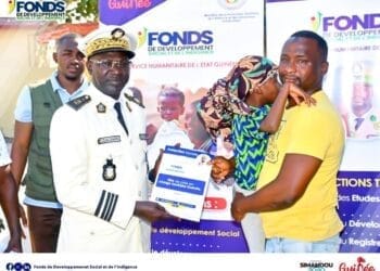 Boké : Malgré l’accident du DG du FDSI, la cérémonie de remise des titres aux malades a été tenue