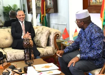 Coopération : l’Ambassadeur du Maroc en Guinée reçu en audience par le président du CNT, Dr Dansa Kourouma