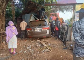 Un grave accident s’est produit à petit lac, plusieurs dégâts enregistrés