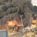 Incendie majeur au marché madina : « c’est la tête d’un camion qui a pris feu… »