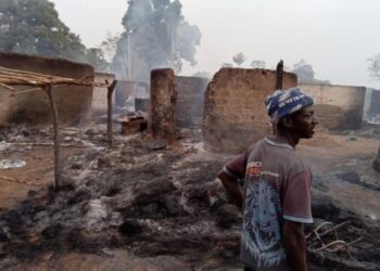 Faranah/Magna : Plusieurs cases parties en fumée