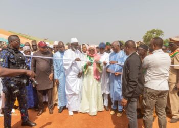 Dinguiraye : Inauguration d’une piste rurale de 15 km financée par les communautés