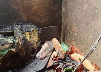 Conakry/Gbéssia : Un incendie fait un mort et d’importants dégâts matériels à Koloma 2